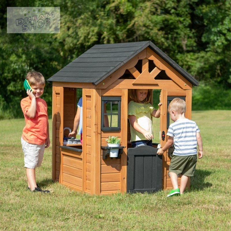 Backyard Discovery Sweetwater drewniany domek ogrodowy dla dzieci wykonany z drewna cedrowego Backyard Discovery Sweetwater drewniany domek ogrodowy dla dzieci wykonany z drewna cedrowego