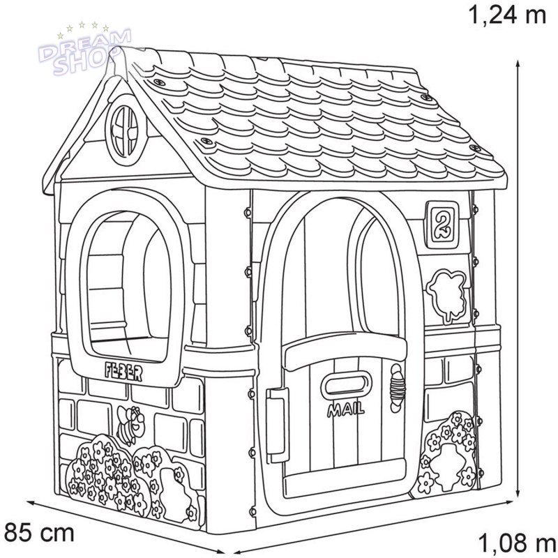 FEBER Domek ogrodowy Fantasy House Frozen 2 FEBER Domek ogrodowy Fantasy House Frozen 2