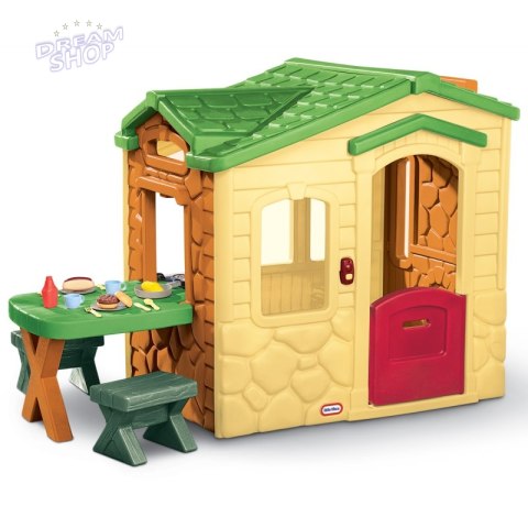 Little Tikes Domek Piknikowy z Patio i magicznym dzwonkiem - naturalny Little Tikes Domek Piknikowy z Patio i magicznym dzwonkiem - naturalny
