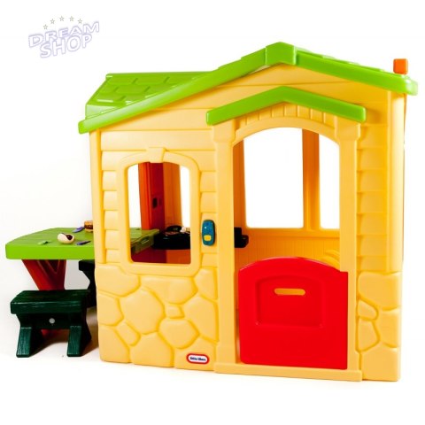 Little Tikes Domek Piknikowy z Patio i magicznym dzwonkiem - naturalny Little Tikes Domek Piknikowy z Patio i magicznym dzwonkiem - naturalny