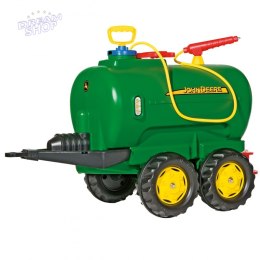 Rolly Toys rollyTrailer cysterna John Deere dwuosiowa + pompka