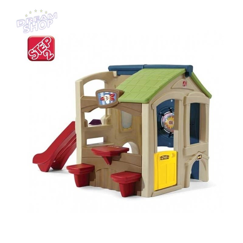 STEP2 Wielofunkcyjny Domek ze zjeżdżalnią STEP2 Wielofunkcyjny Domek ze zjeżdżalnią