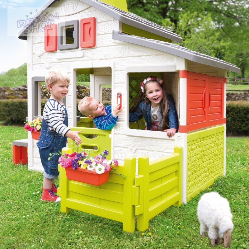 Smoby Domek Ogrodowy dla dzieci Friends House Floralie wysoki Smoby Domek Ogrodowy dla dzieci Friends House Floralie wysoki