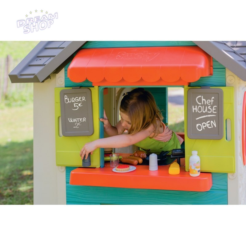 Smoby Duży Domek Ogrodowy Kuchnia Szefa Restauracja Barek Smoby Duży Domek Ogrodowy Kuchnia Szefa Restauracja Barek
