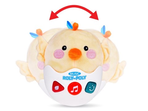 Pozytywka Kurczak aż 12 kołysanek dźwięk światło w rytm melodii ZA5196