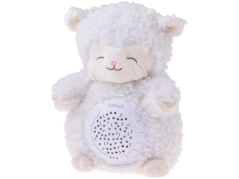 Projektor gwiazd Mięciutka OWIECZKA - 20 różnych kołysanek + dźwięki ZA5750