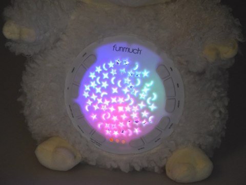 Projektor gwiazd Mięciutka OWIECZKA - 20 różnych kołysanek + dźwięki ZA5750