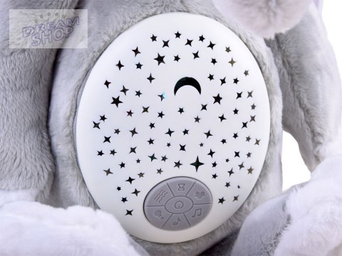 Projektor pluszowy Słonik pozytywka słoń ZA3419