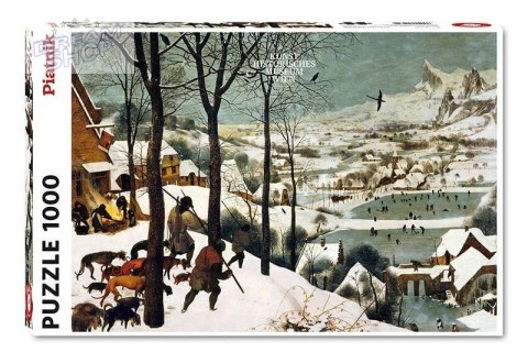 Puzzle 1000 - Brueghel, Myśliwi na śniegu PIATNIK Puzzle 1000 - Brueghel, Myśliwi na śniegu PIATNIK