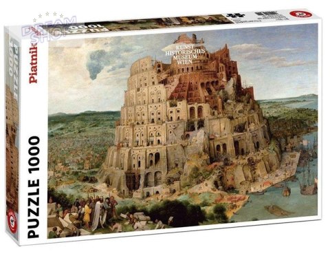 Puzzle 1000 - Brueghel. Wieża Babel PIATNIK