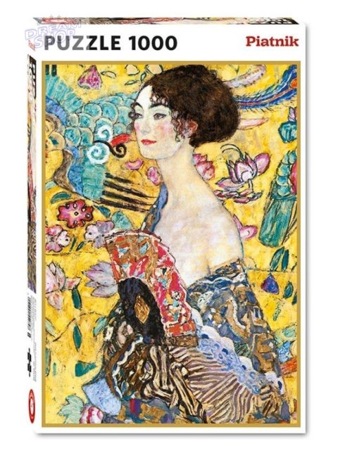 Puzzle - 1000 Klimt, Dama z Wachlarzem PIATNIK Puzzle - 1000 Klimt, Dama z Wachlarzem PIATNIK