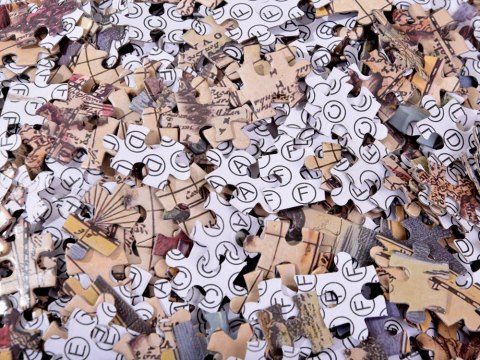 Puzzle antyczna stara MAPA ŚWIATA 1000 ele ZA3963