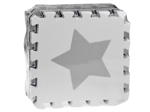 Puzzle piankowe - Kontrastowa mata dla niemowląt KSZTAŁTY 120x120cmZA4782