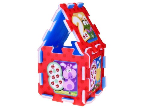 Puzzle piankowe ZWIERZĘTA i CYFRY Mata dla niemowląt 93x93cm ZA3147