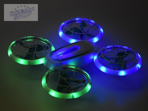 Quadcopter Led Dron efektowne Oświetlenie Super Akrobacje + pilot RC0737