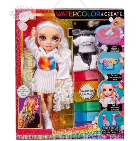 Rainbow High WaterColor & Create NEW TD purple Rainbow High WaterColor & Create NEW TD purple