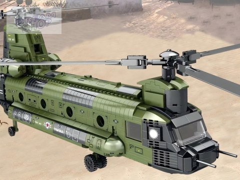 Reobrix Licencjonowane Klocki Helikopter CH-47 Chinook 1458 ele ZA5802