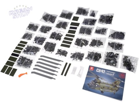 Reobrix Licencjonowane Klocki Helikopter CH-47 Chinook 1458 ele ZA5802