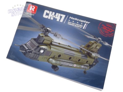 Reobrix Licencjonowane Klocki Helikopter CH-47 Chinook 1458 ele ZA5802