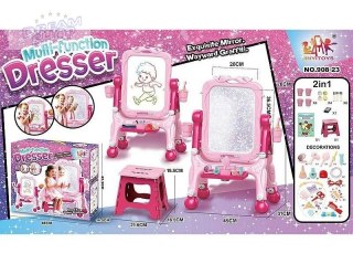 Toaletka z wysposażeniem i tablicą-znikopisem