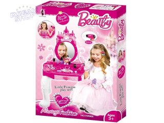 Zestaw toaletka z krzesełkiem + akcesoria