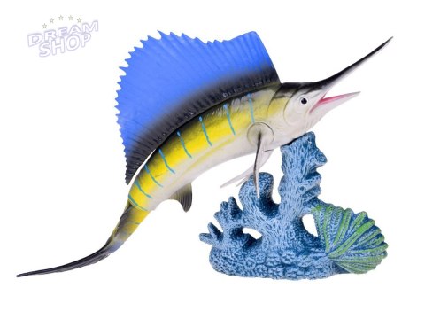 SERIA ZWIERZĘTA MORSKIE Zestaw figurek żółw homar ryba piła krab ZA5174