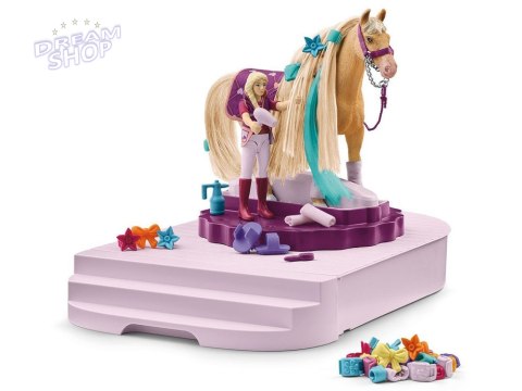 Schleich obrotowa stacja do pielęgnacji koni Sofia koń figurka akc ZA6003