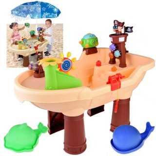 Stojący Plac Zabaw Piaskownica Łódka Pirata + puszcza bańki mydlane ZA4995