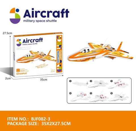 Styropianowy Myśliwiec z Zasilaniem