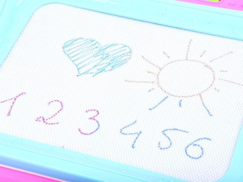 Tablica kolorowy znikopis + pieczątki TA0089