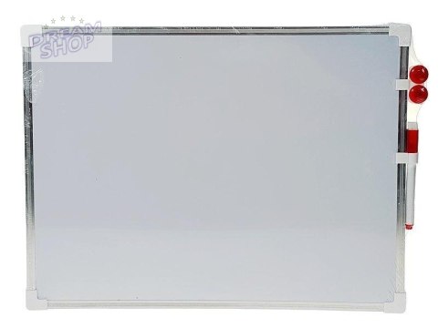 Tablica magnetyczna biała + flamaster suchościer. Tablica magnetyczna biała + flamaster suchościer.