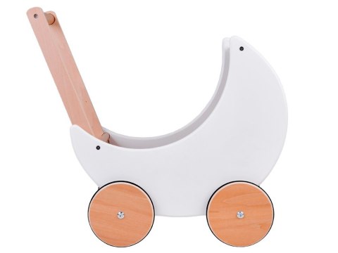 Uroczy Drewniany Wózek retro dla lalek Pchacz dla dzieci ZA5484