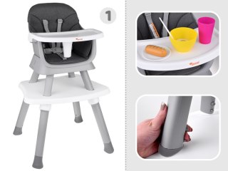 Wielofunkcyjny fotelik Krzesełko do karmienia Zestaw 6w1 dla dzieci ZA5664