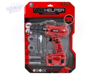 Wiertarka na baterie z wymiennymi końcówkami