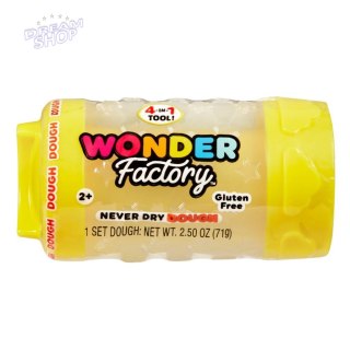 Wonder Factory Never Dry Dough Singles - Yellow