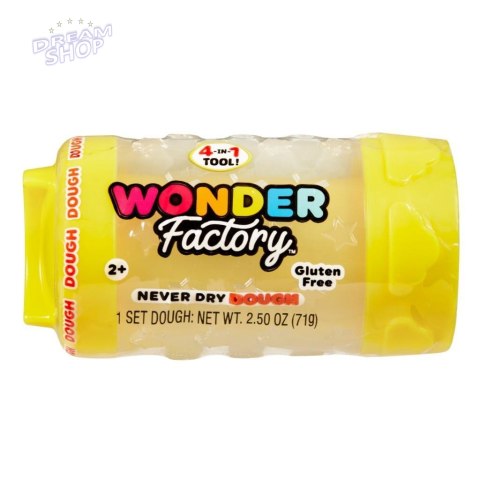 Wonder Factory Never Dry Dough Singles - Yellow Wonder Factory Never Dry Dough Singles - Yellow