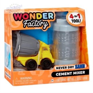 Wonder Factory Never Dry Sand - Blue +Cement Mixer