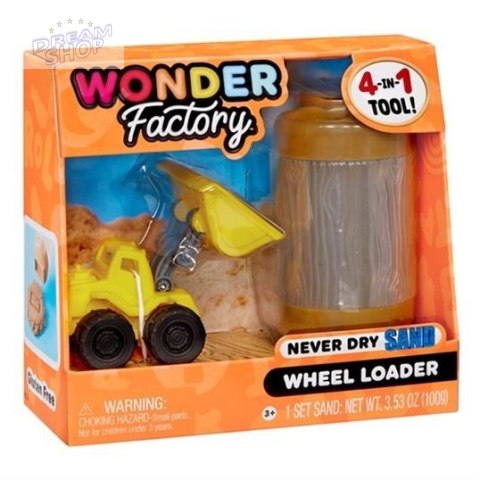 Wonder Factory Never Dry Sand - Brown + Loader Wonder Factory Never Dry Sand - Brown + Loader