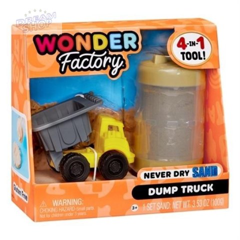 Wonder Factory Never Dry Sand - Light Brown +Truck Wonder Factory Never Dry Sand - Light Brown +Truck