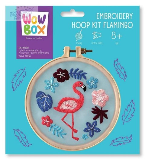 Wow Box. Zestaw do haftowania Flaming Wow Box. Zestaw do haftowania Flaming