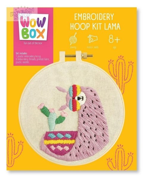 Wow Box. Zestaw do haftowania Lama Wow Box. Zestaw do haftowania Lama