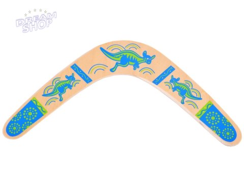 Zabawka Drewniany Bumerang Wesoła zabawa rzut w dal rzucaj i łap SP0746