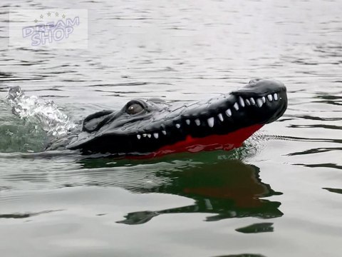 Zdalnie sterowana Łódka Krokodyl 2w1 na pilota RC0576