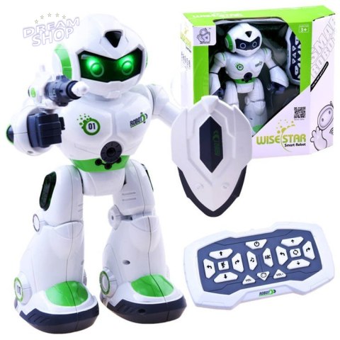 Zdalnie sterowany ROBOT tańczy Nauka angielskiego światło + dźwięk RC0447