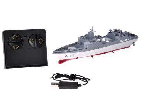 Zdalnie sterowany Statek bitewny Niszczyciel DD-055 Skala 1:890 RC0733