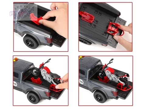 Zestaw Auto Pickup i motocykl Dźwięk Światło + otwierane drzwi ZA5233