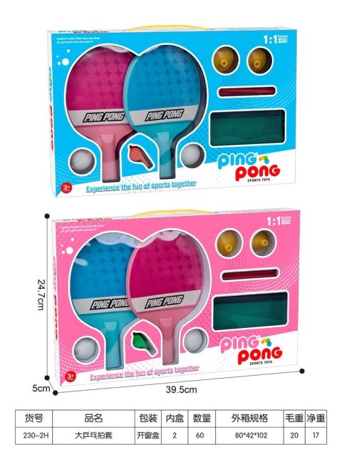 Zestaw do Gry w Ping Ponga