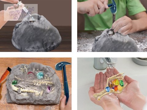 Zestaw edukacyjny wulkan + wykopaliska dinozaur mały archeolog ZA4726