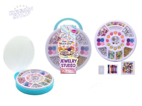 Zestaw koralików do robienia biżuterii w walizce Zestaw koralików do robienia biżuterii w walizce