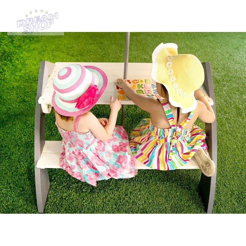 AXI Drewniany Wielofunkcyjny Zestaw Stół + Ławeczki + Parasol AXI Drewniany Wielofunkcyjny Zestaw Stół + Ławeczki + Parasol